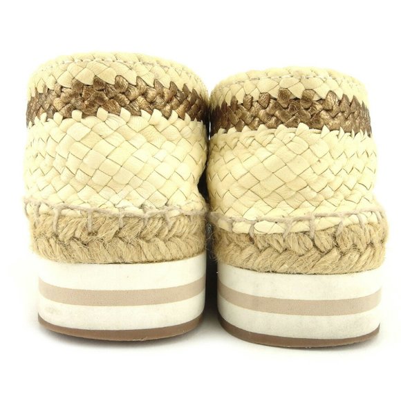 20%OFF PRADA Slippon Beige Leather Authentic Used - Picture 3 of 8